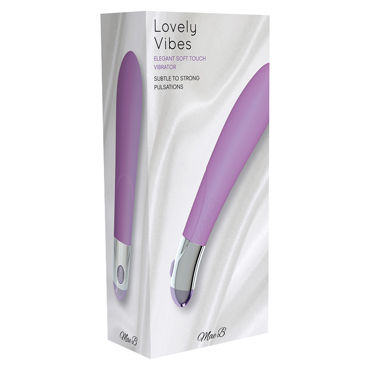 Mae B Lovely Vibes Elegant, фиолетовый - Вибратор с расширенной головкой - купить в секс шопе