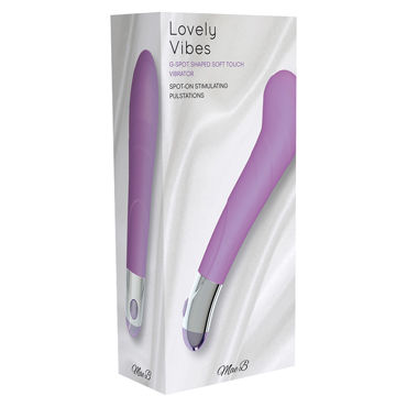 Mae B Lovely Vibes G-spot, фиолетовый - Вибратор для стимуляции точки G - купить в секс шопе