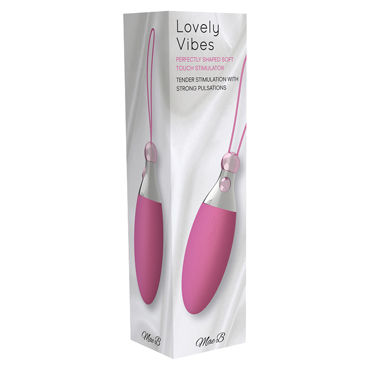 Mae B Lovely Vibes Stimulator, розовый - Вибростимулятор, 7 режимов вибрации и пульсации - купить в секс шопе