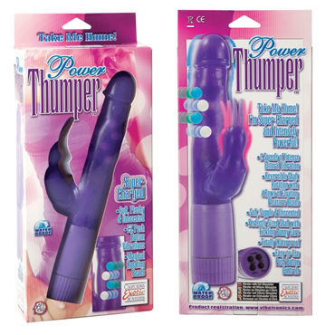 California Exotic Power Thumper - Многофункциональный вибратор - купить в секс шопе