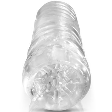Pipedream Extreme Crystal Clear Tickler - Компактный мастурбатор - купить в секс шопе