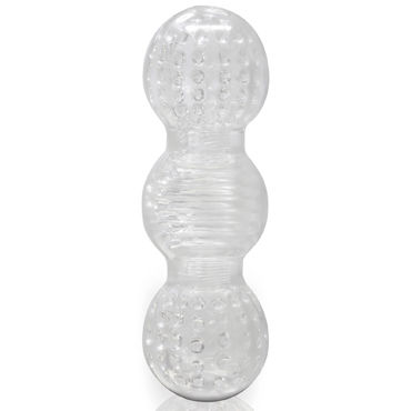 Pipedream Extreme Crystal Clear Stimulator - Компактный мастурбатор - купить в секс шопе