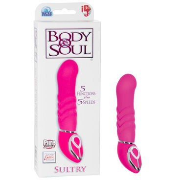California Exotic Body & Soul Sultry, розовый, Рельефный вибратор
