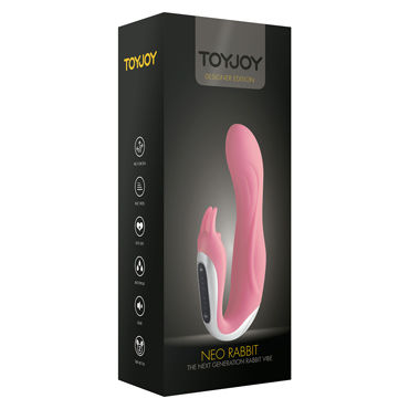 Toy Joy Hi-Tech Neo Rabbit, розовый - фото, отзывы