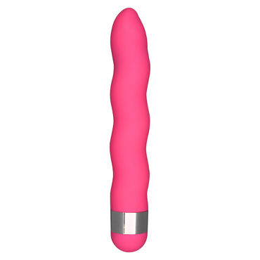 Toy Joy Hi-Tech Funky Wave, розовый, Рельефный вибратор