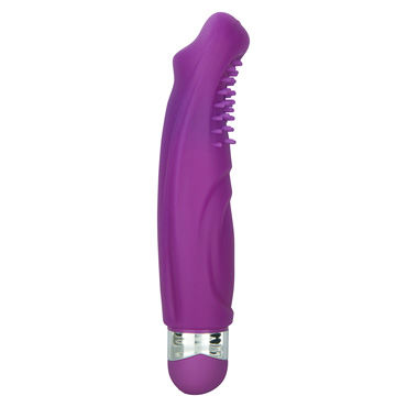 Toy Joy Hi-Tech Happy Tickle, фиолетовый, Вибратор с мягкими стимулирующими усиками