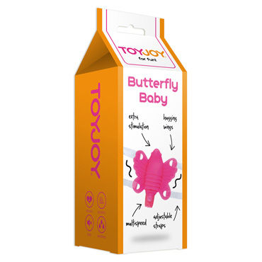 Toy Joy Butterfly Baby, розовая - фото, отзывы