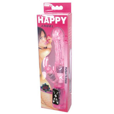 Baile Happy Angel - Ротатор-реалистик с кроликом - купить в секс шопе