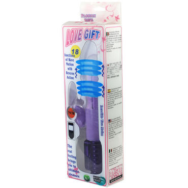 Baile Love Gift, фиолетовый - Ротатор с волнообразными движениями - купить в секс шопе