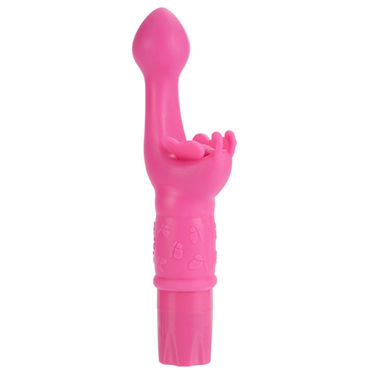 California Exotic Silicone Butterfly Kiss, розовый - фото, отзывы
