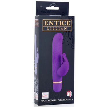California Exotic Entince Lilian, фиолетовый - Многофункциональный стильный вибратор - купить в секс шопе