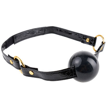 Pipedream Gold Ball Gag - Дизайнерский кляп с шариком - купить в секс шопе