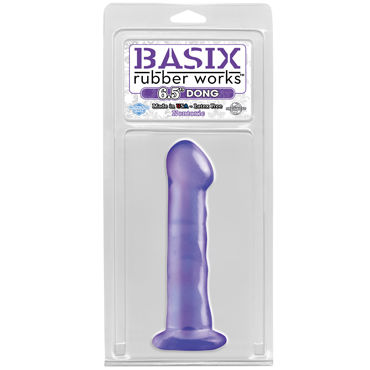 Pipedream Basix Rubber Works 16 см, фиолетовый - фото, отзывы