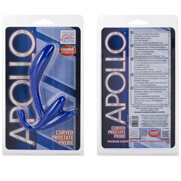 California Exotic Apollo Curved Prostate Probes, синий — фото 3
