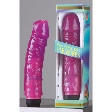 Seven Creations Jelly Vibrator, фиолетовый, Реалистичный вибратор с набухшими венками