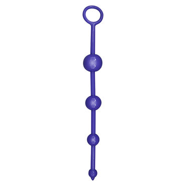 Toy Joy Funky Butt Beads, фиолетовая, Анальная цепочка