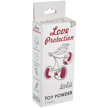 Lola Love Protection Toy Powder Cherry, 15 гр, Пудра для игрушек ароматизированная, Вишня