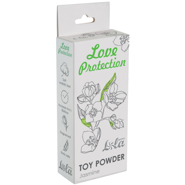 Lola Love Protection Toy Powder Jasmine, 15 гр, Пудра для игрушек ароматизированная, Жасмин