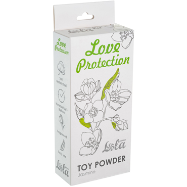 Lola Love Protection Toy Powder Jasmine, 30 гр, Пудра для игрушек ароматизированная, Жасмин