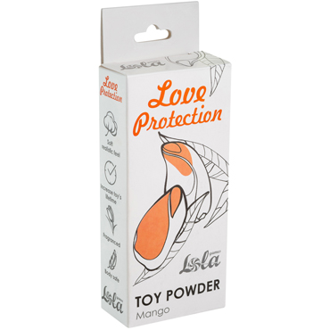 Lola Love Protection Toy Powder Mango, 15 гр, Пудра для игрушек ароматизированная, Манго