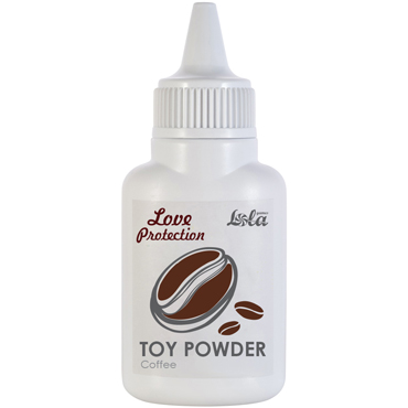 Lola Love Protection Coffee, 15 г, Пудра для игрушек ароматизированная, Кофе