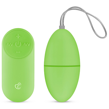 Easytoys Remote Control Vibrating Egg, зеленое, Виброяйцо с пультом управления