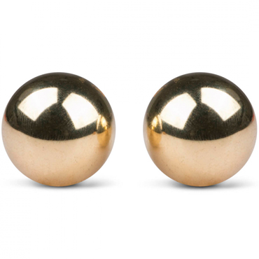 Easytoys Ben Wa Balls 22 mm, золотые, Металлические вагинальные шарики
