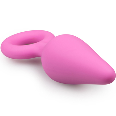 Easytoys Buttplug With Pull Ring Large, розовый - фото, отзывы