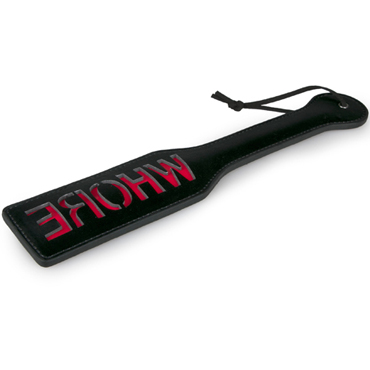 Easytoys Leather Paddle Whore, черная — фото 2