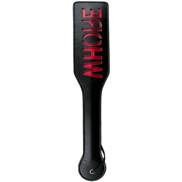 Easytoys Leather Paddle Whore, черная — фото 1