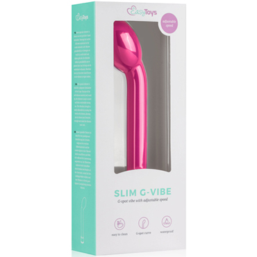 Easytoys Slim G-Vibe, розовый — фото 4