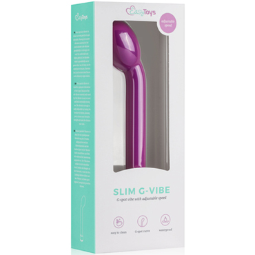 Easytoys Slim G-Vibe, фиолетовый — фото 4
