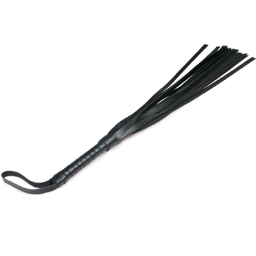 Easytoys Small Leather Flogger, черная — фото 3