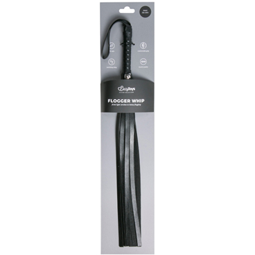 Easytoys Small Leather Flogger, черная — фото 4