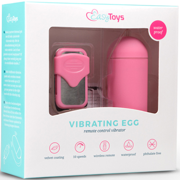 Easytoys Vibration Egg, розовое, Виброяйцо на пульте управления и другие товары EDC Collections с фото