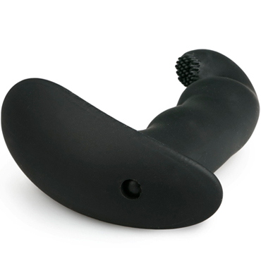 Easytoys Dynamic Duke Ribbed, черный - Стимулятор простаты с вибрацией - купить в секс шопе