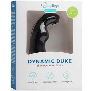 Easytoys Dynamic Duke Ribbed, черный, Стимулятор простаты с вибрацией и другие товары EDC Collections с фото