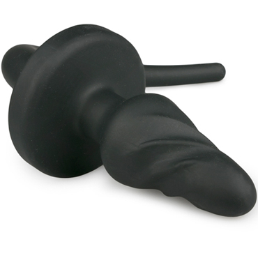 Easytoys Dog Tail Plug Twirly Large, черная - фото, отзывы
