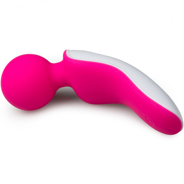 Easytoys Mini Wand Massager, бело-розовый - Вибромассажер для тела - купить в секс шопе