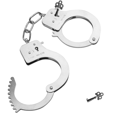 Easytoys Metal Cuffs Silver, серебристые — фото 2