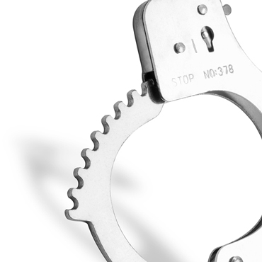 Easytoys Metal Cuffs Silver, серебристые — фото 3