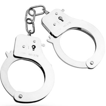 Easytoys Metal Cuffs Silver, серебристые — фото 1