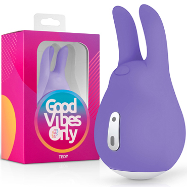 Good Vibes Only Tedy, фиолетовый, Клиторальный стимулятор в форме кролика