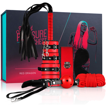 Secret Pleasure Chest Red Dragon, красно-черный — фото 1