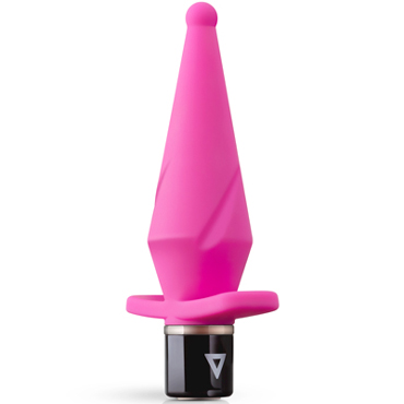 Lil'Vibe Lil'Plug Vibrator, розовая, Анальная пробка с вибрацией