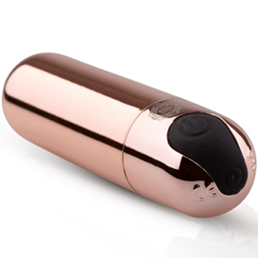 Rosy Gold Bullet Vibrator, розовое золото - Вибропуля перезаряжаемая - купить в секс шопе