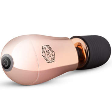 Rosy Gold Mini Massager, розовое золото/черный - фото, отзывы