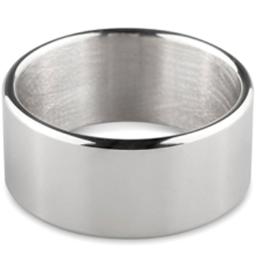 Sinner Wide Metal Head-Ring Size S, серебристое - Эрекционное кольцо - купить в секс шопе