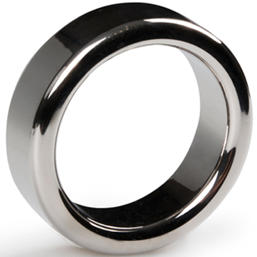 Sinner Metal Cockring Size M, серебристое - Эрекционное кольцо из металла - купить в секс шопе