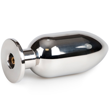 Sinner Big Metal Buttplug, серебристая — фото 3